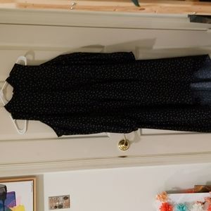 Eloquii polka dot, cold shoulder dress, size 14